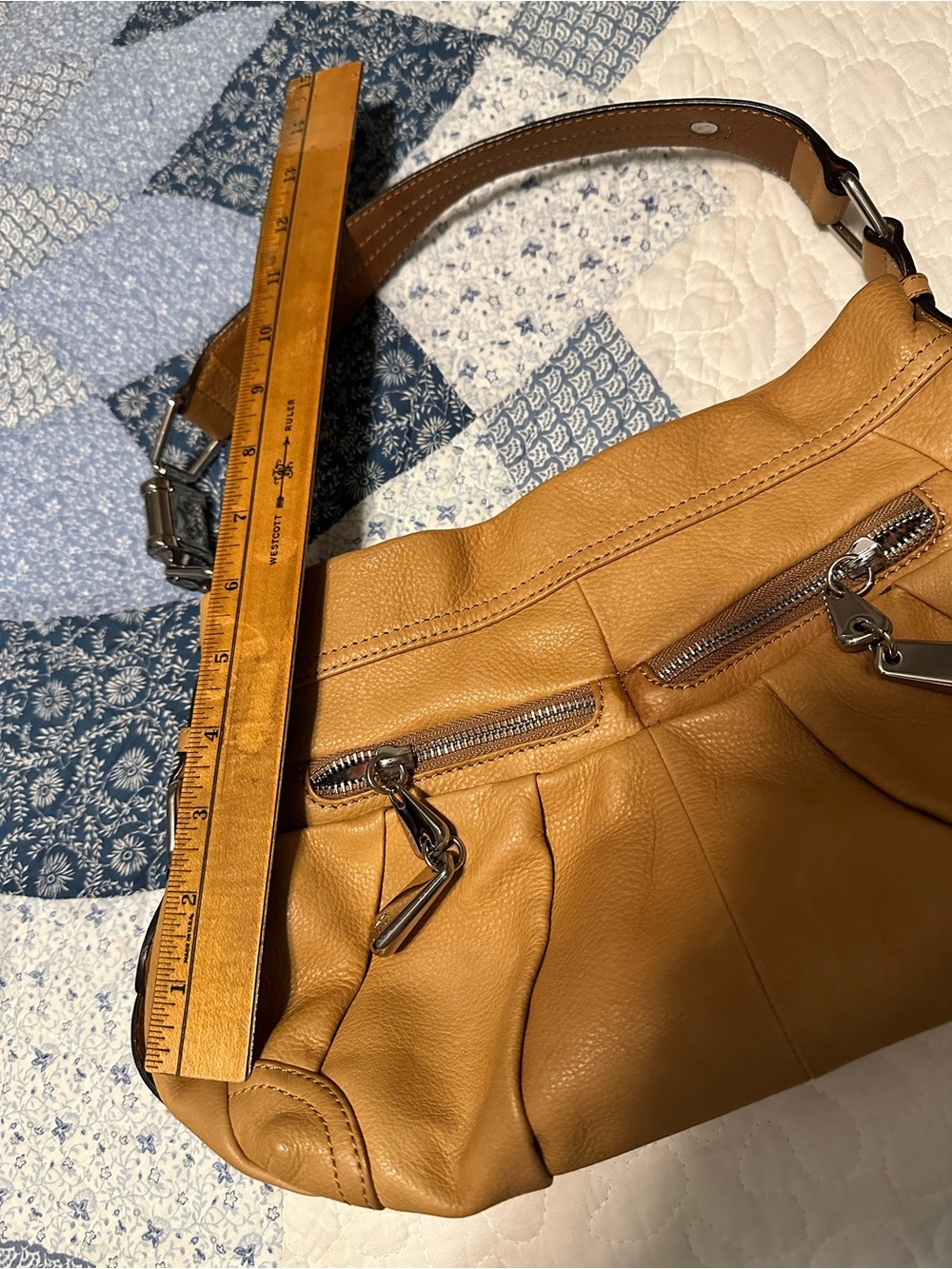 B Makowsky genuine leather lady’s bag purse dust bag is included - Picture 13 of 14